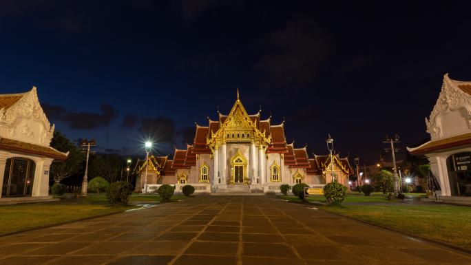 时间段持续时间黄昏寺Wat Benchamabopit Dusitvanaram