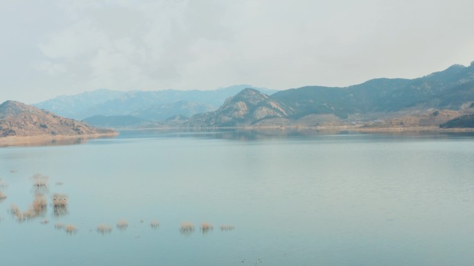 青岛崂山水库4k航拍