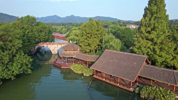 杭州西湖景区 茅家埠