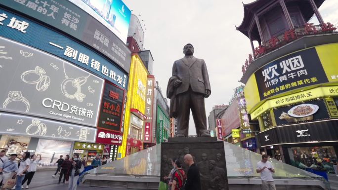 五一人流，太平街走路 kaw 黄兴广场