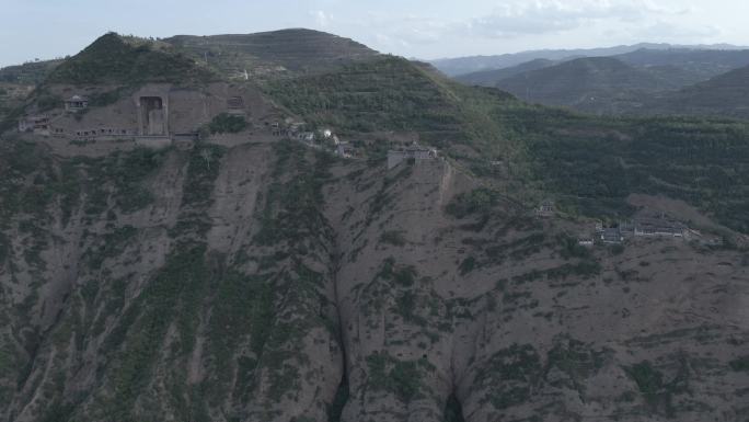 航拍甘谷大像山