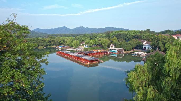 杭州西湖景区 毛家埠停船码头