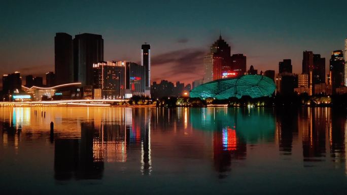 沈阳浑河夜景风光