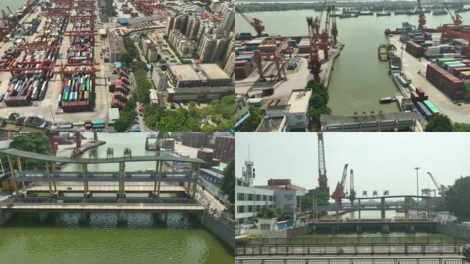 广州港黄埔旧港码头全貌