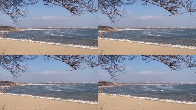 秦皇岛 海边 沙滩 天空 大海