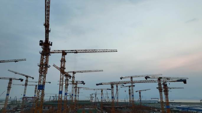 大型建筑工地高栏港平沙电子电器产业园