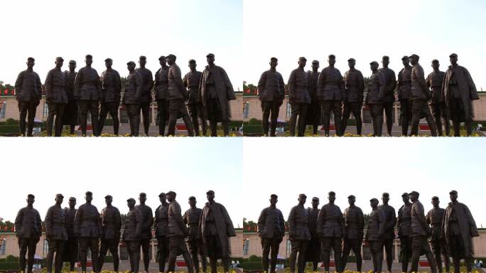 雕像 桐乡 红军 战士