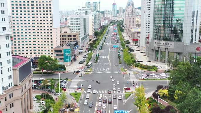 青岛 福州路与香港中路交界口