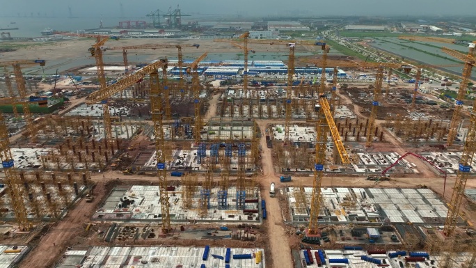 大型建筑工地珠海平沙电子电器产业园