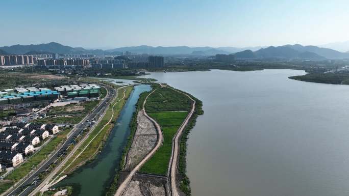 台州飞龙湖航拍合集