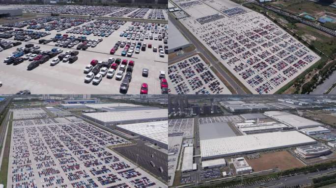 汽车生产轿车生产车间厂房新能源汽车产业园