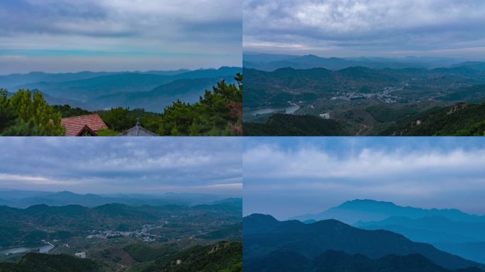 延时 泰山 南部山区 山谷 盆地 村庄