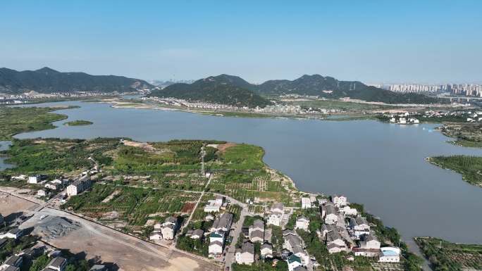 路桥区飞龙湖航拍大景4