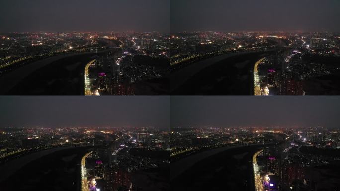 泉州夜景航拍晋江市区经济发展宣传片鲤城区