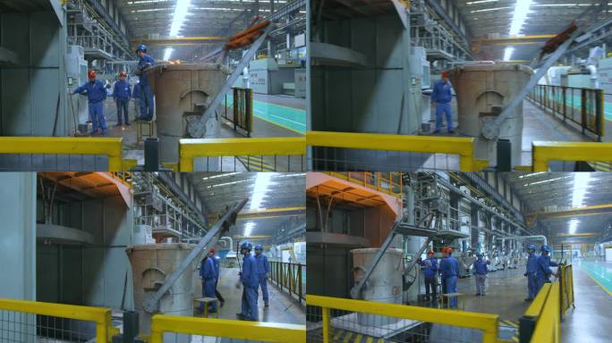 传统工业 工业生产 工厂车间 大型设备
