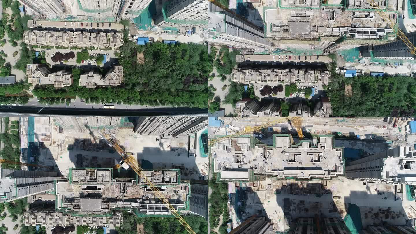 房地产小区楼盘建筑工地烂尾楼城市建设4