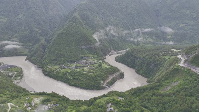 云南高黎贡山怒江丙中洛航拍片段混剪