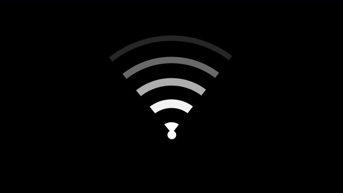 【带通道】白色wifi信号无线信号