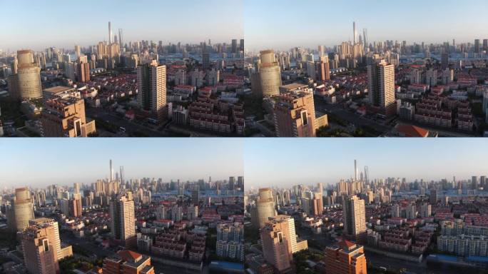上海城市楼宇航拍