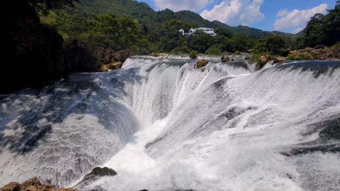 贵州安顺黄果树 天星桥景区银链坠潭