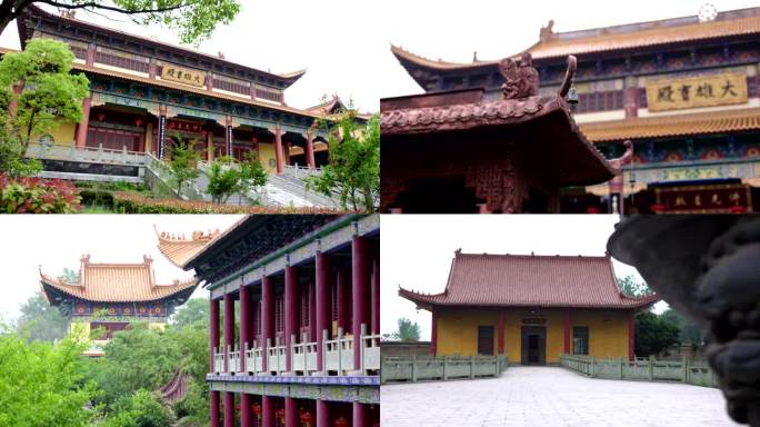 仪征陈集地藏寺外景中国传统A009