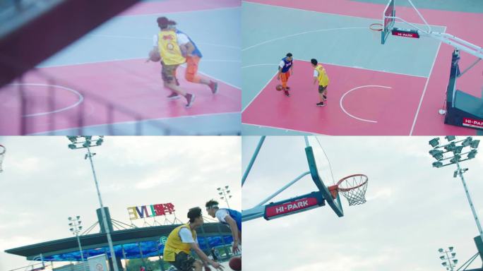 北京五棵松打篮球青春阳光男孩