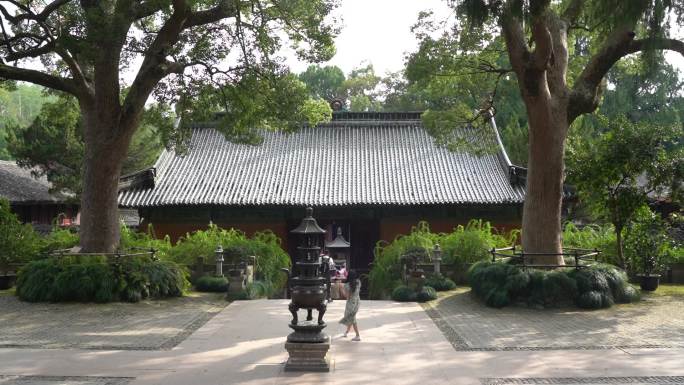 天台山国清寺建筑视频C0125