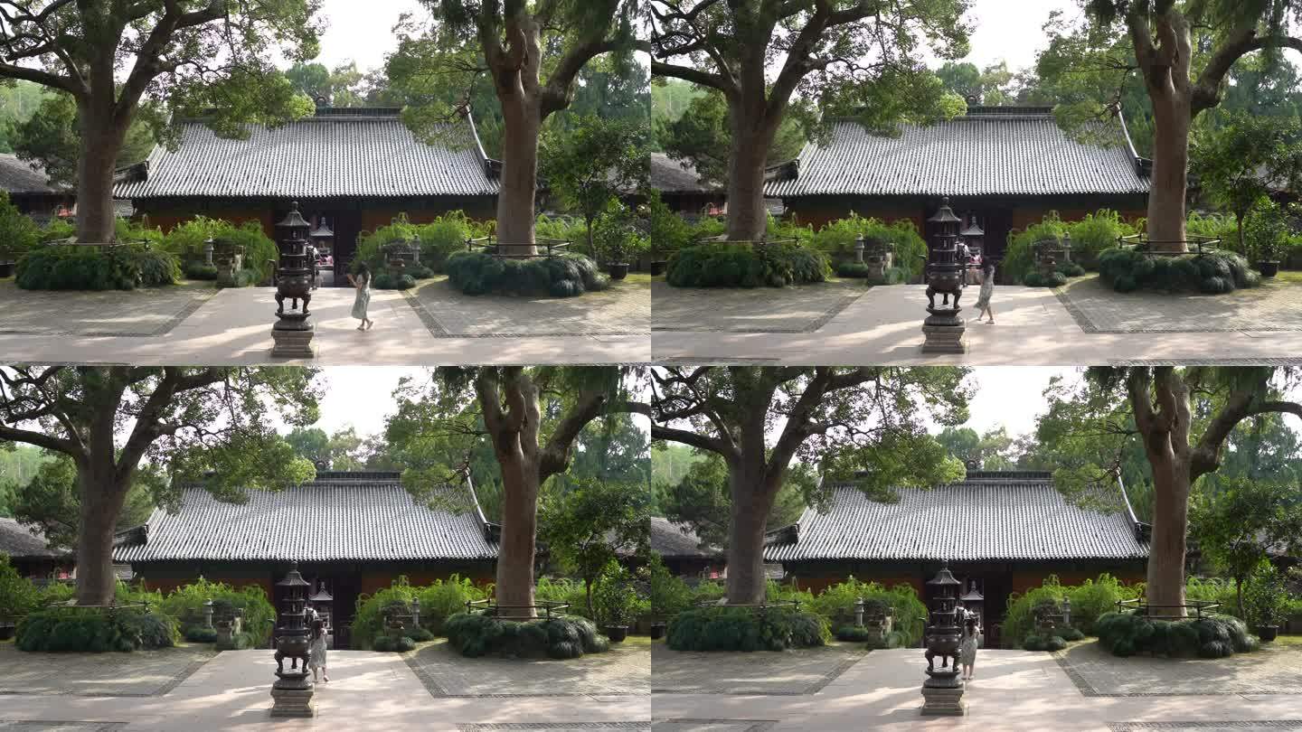 天台山国清寺建筑视频C0125