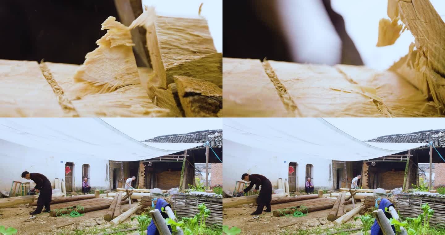 传统工艺 木材抛光 木材加工 民间匠人