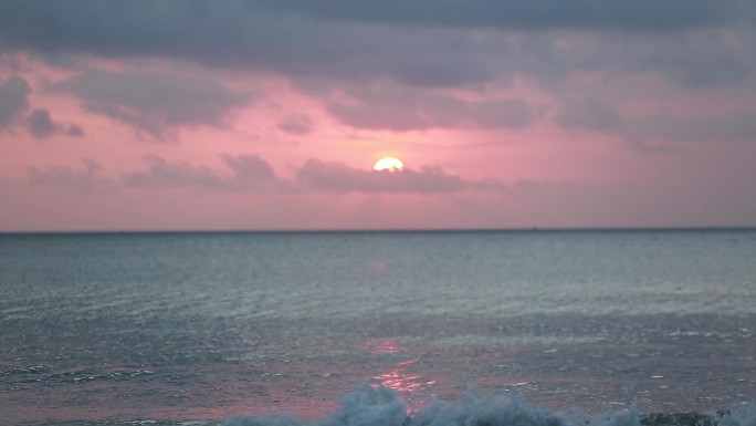 海边夕阳
