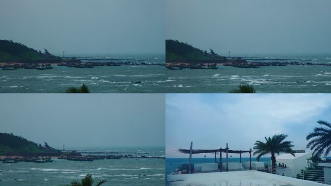 湛江海边风景4K视频