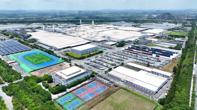 黄阁广汽汽车城航拍