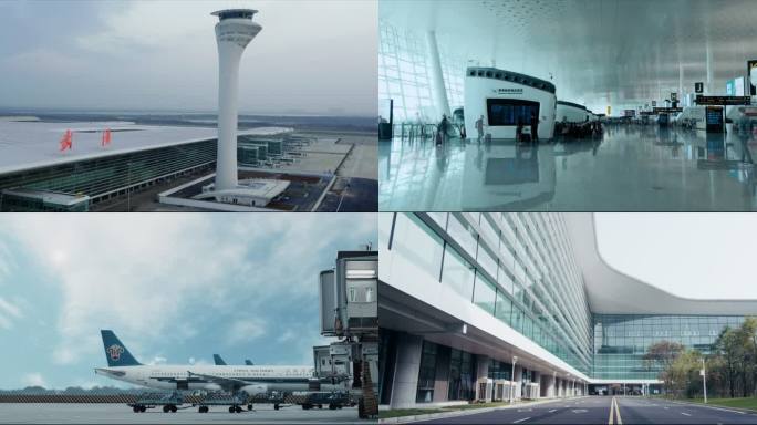 武汉天河机场4K原创高清视频
