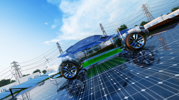 4K碳中和概念之新能源汽车合集