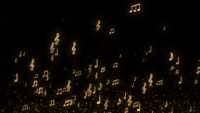两款4k金色音符飞舞