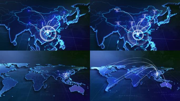海南地图辐射+中国地图+世界地图