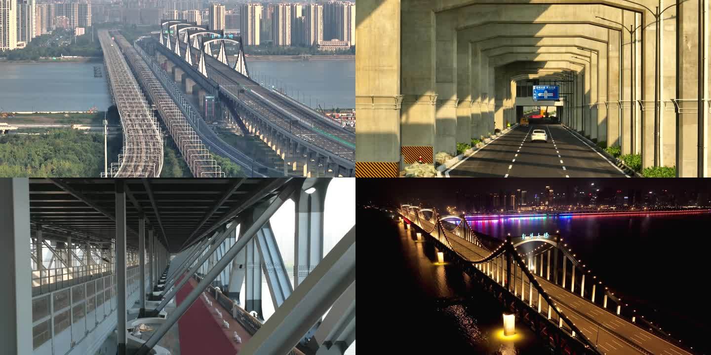 彭埠大桥航拍4k