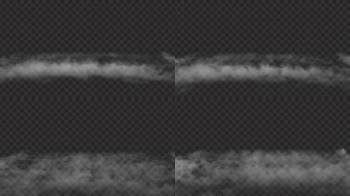 烟雾白烟气流气体水蒸气水汽素材带通道