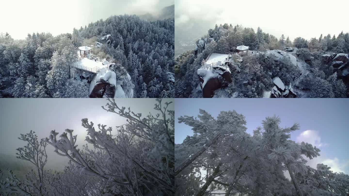 丽水云和县安溪乡雪景