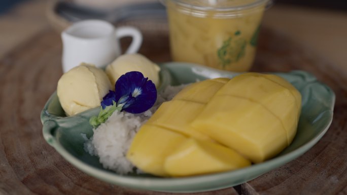 泰国食品芒果糯米食品安全饮食美好时光