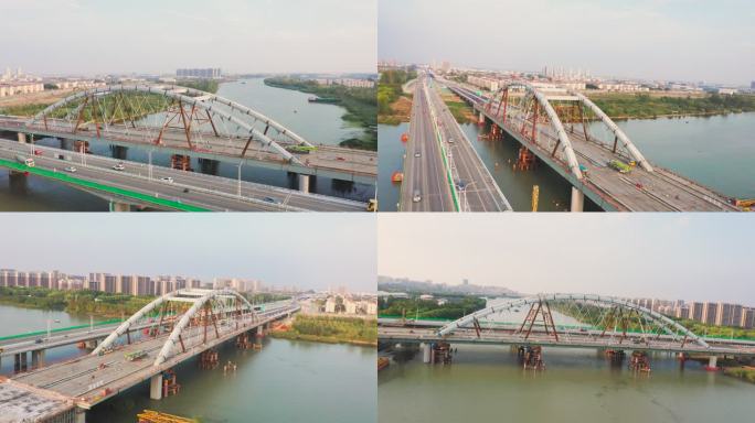 宿迁北京路运河大桥4K航拍