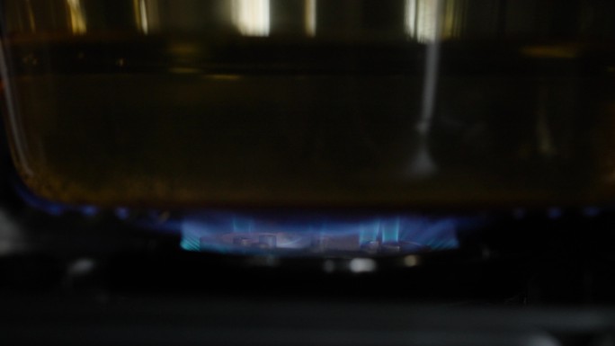 家里厨房里的甲烷。