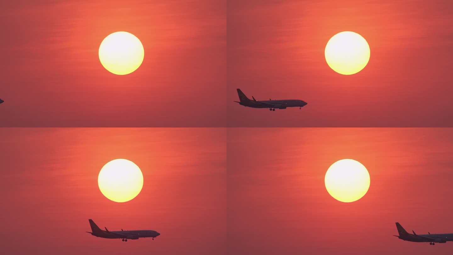 飞机凌日-飞机从太阳前面飞过