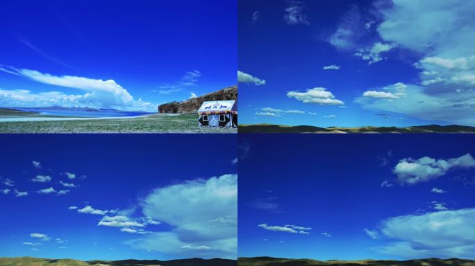 高原的云就是通透一组延时摄影