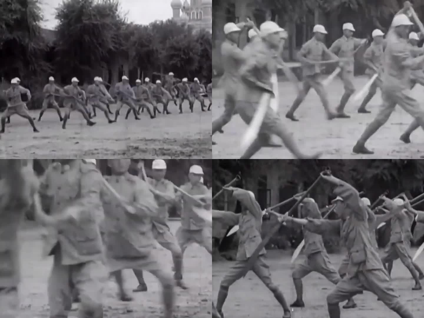 1929年练习刀术的东北军