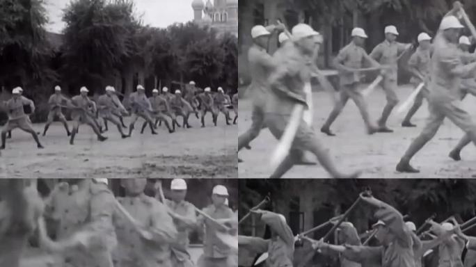 1929年练习刀术的东北军