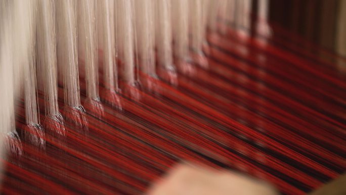 织布机 传统工艺 手工纺织 匠人精神