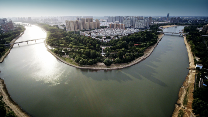 漯河城市地标航拍4K