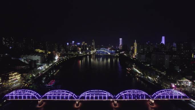 【4K】兰州中山桥夜景