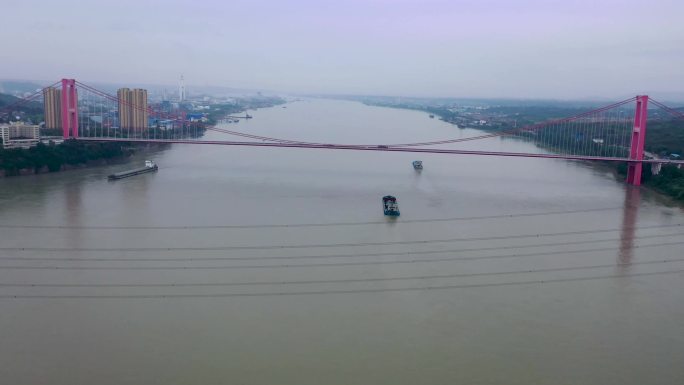航拍宜昌长江公路大桥（三）